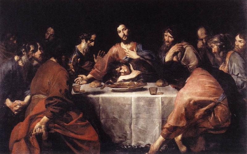 VALENTIN DE BOULOGNE The Last Supper naqtr